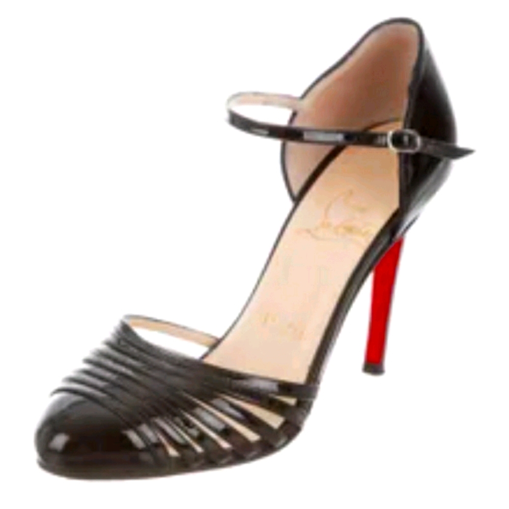 Louboutin En Passant ankle strap sandal 36.5